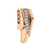 Подвеска из золота с фианитами