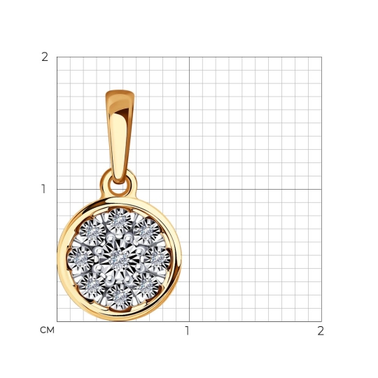 Подвеска из золота "Сердце"