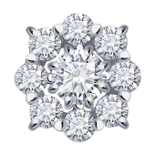 Подвеска из белого золота с бриллиантами