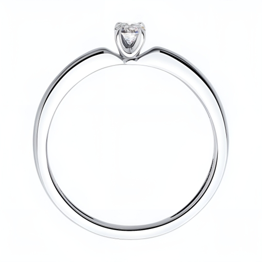 Подвеска из белого золота с бриллиантом