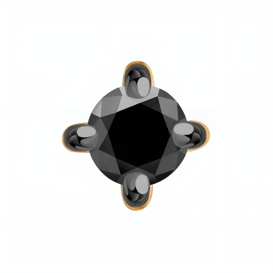 Серьги из золота с фианитами