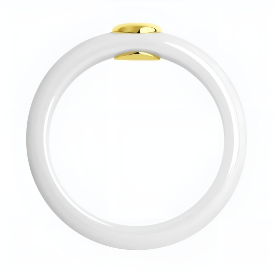 Кольцо из золота с бриллиантами и изумрудом