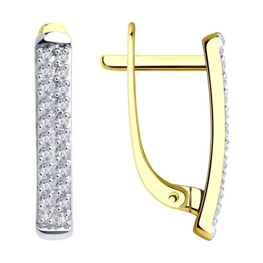 Серьги из золота с бриллиантами