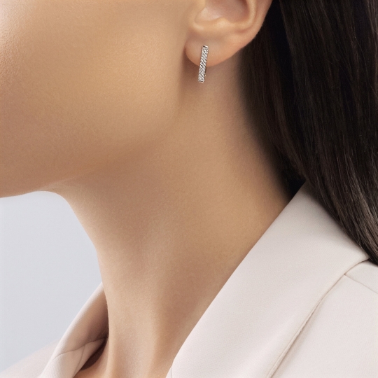 Серьги из золота с бриллиантами