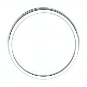 Обручальное кольцо из белого золота с бриллиантами