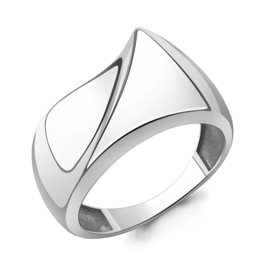 Кольцо из серебра с фианитами