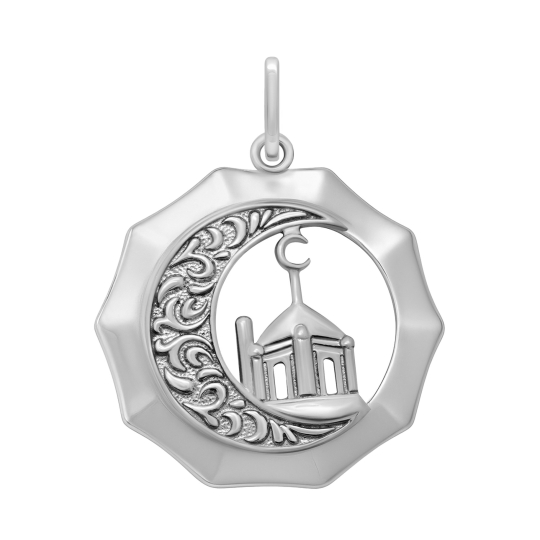 Подвеска из серебра "Знак зодиака Весы"