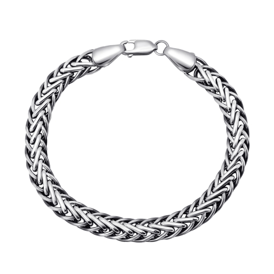 Браслет из серебра с миксом камней