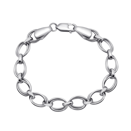 Браслет из серебра с фиантами