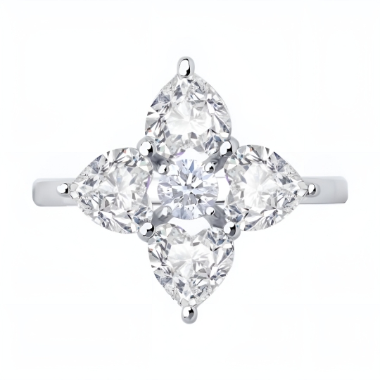 Колье из серебра с фианитами