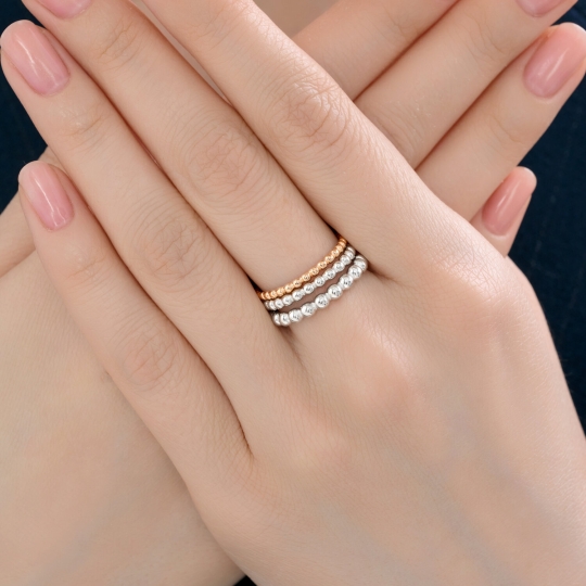 Кольцо из серебра с раухтопазом и фианитами