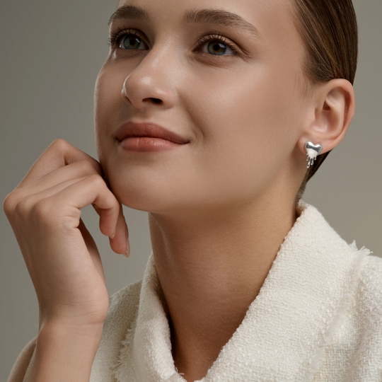 Колье из серебра