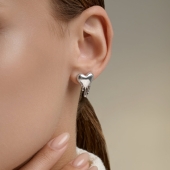 Серьги из серебра