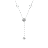 Колье из серебра с фианитами