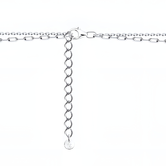 Колье из серебра