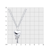 Колье из серебра