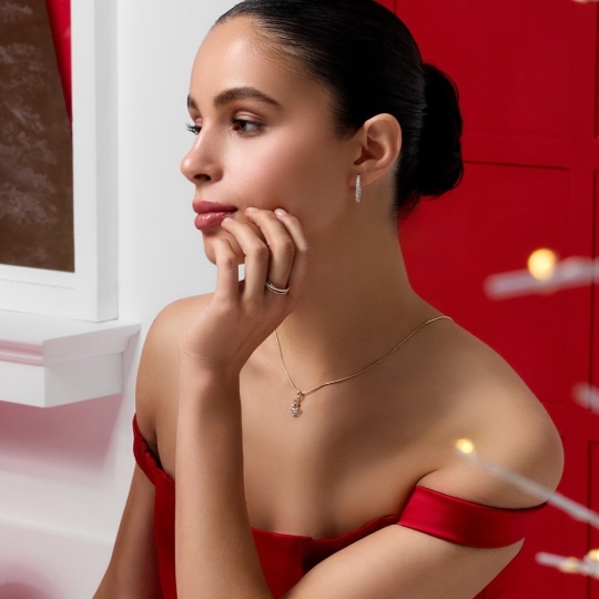 Серьги из золота с фианитами