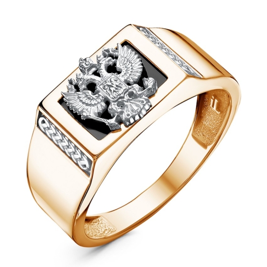 Кольцо из золота с фианитами