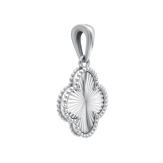 Подвеска из серебра с фианитами