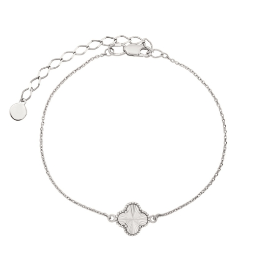 Браслет из серебра с фианитами