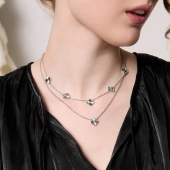 Колье из серебра