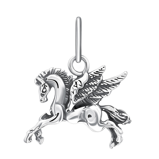 Подвеска из серебра с фианитом