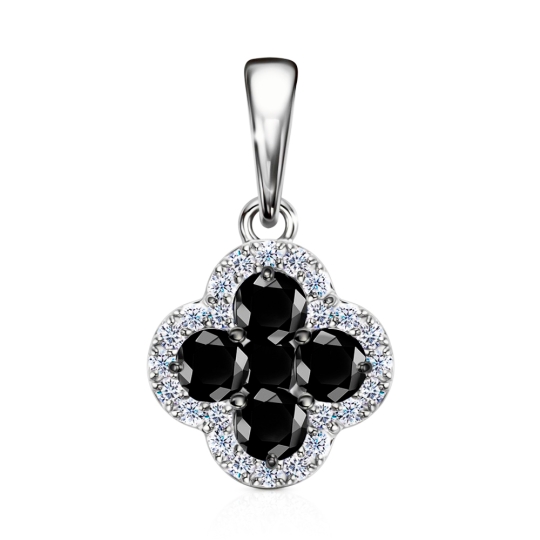 Подвеска из серебра с позолотой