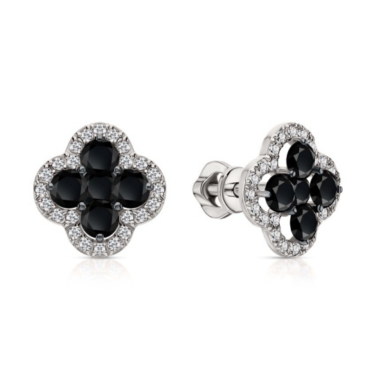 Подвеска из серебра с фианитами