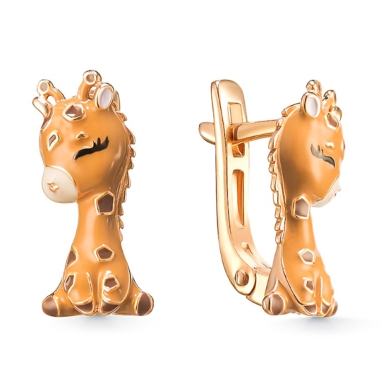 Серьги из серебра с янтарем