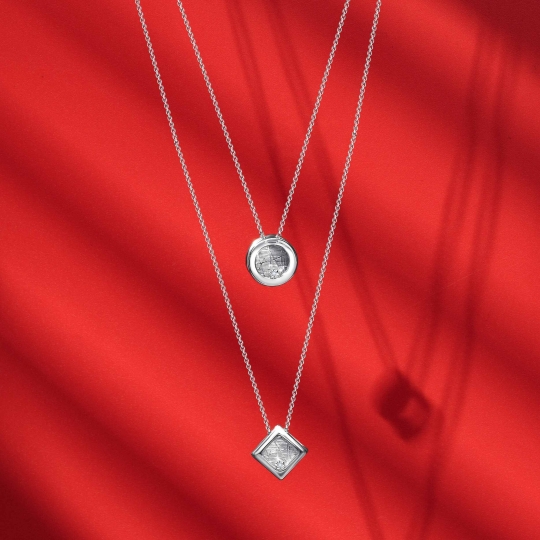 Колье из серебра