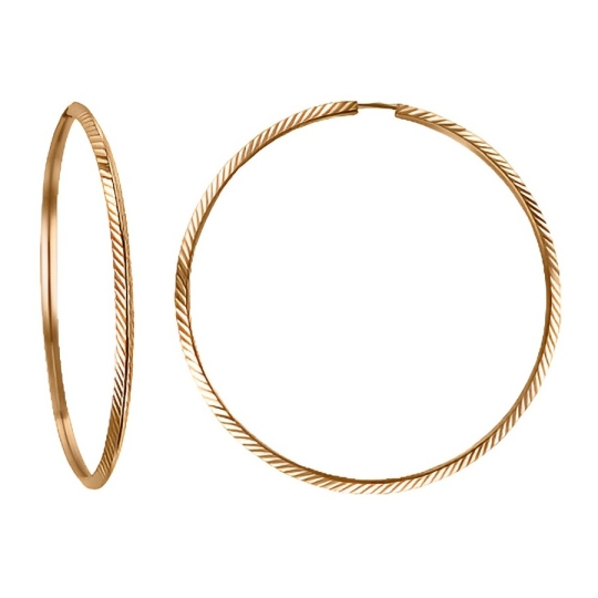 Серьги из золота с ювелирными кристаллами и фианитами