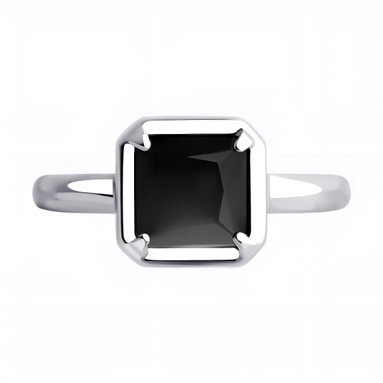 Подвеска из серебра с ониксом