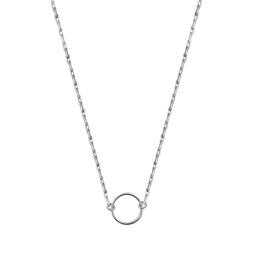 Колье из серебра с фианитами