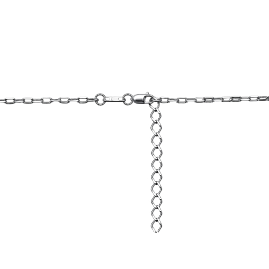 Колье из серебра с фианитами