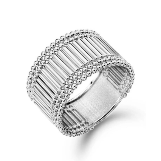 Кольцо из серебра с ювелирным кристаллом топаз London