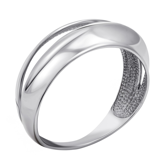 Кольцо из серебра с фианитами