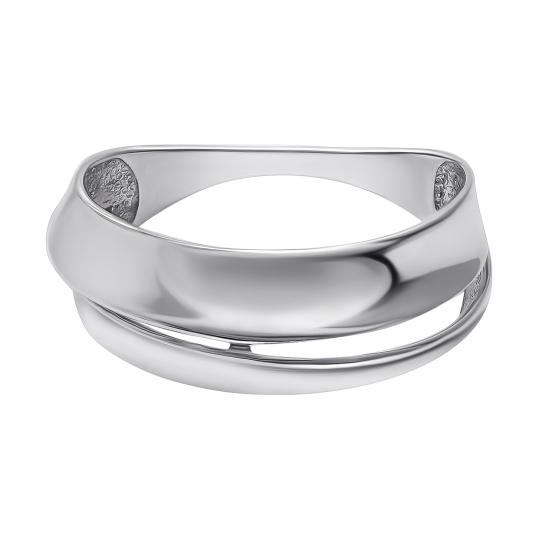 Кольцо из серебра с фианитами