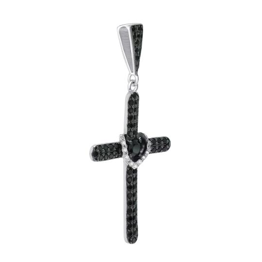 Подвеска-буква из серебра с позолотой "А"