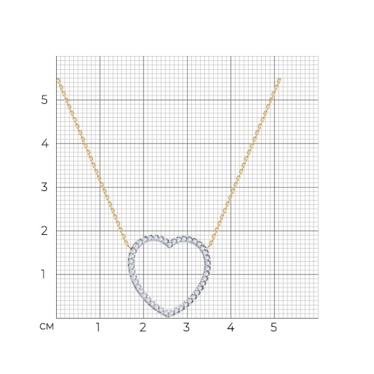 Серьги из золота с фианитами