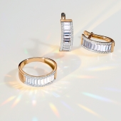 Серьги из золота с бриллиантами