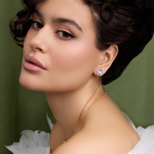 Серьги из золота с бриллиантами