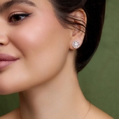 Серьги из золота с бриллиантами