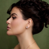 Серьги из золота с бриллиантами