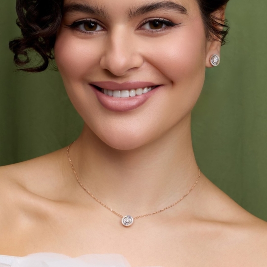 Серьги из золота с бриллиантами