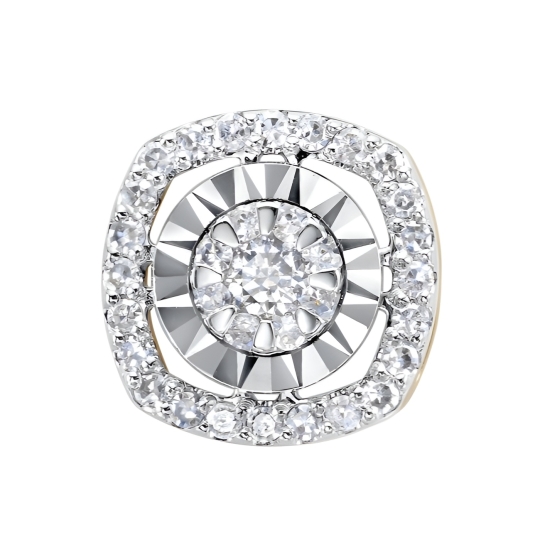 Подвеска из золота с фианитами