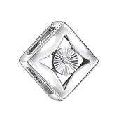 Подвеска из серебра с фианитом