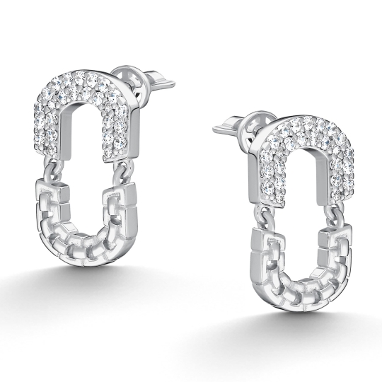 Серьги из серебра с бирюзой