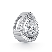 Подвеска из серебра с фианитами