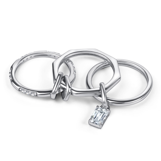 Кольцо из серебра с позолотой