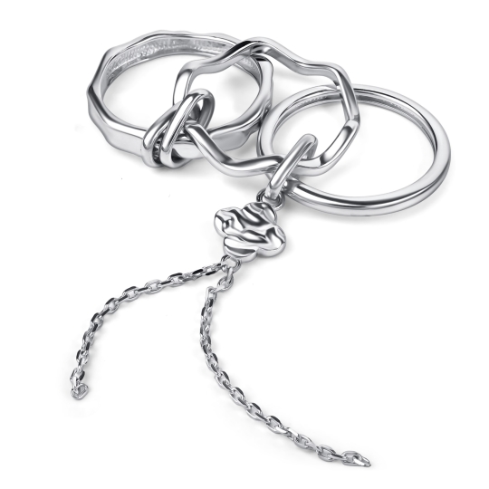 Кольцо из серебра с перламутром